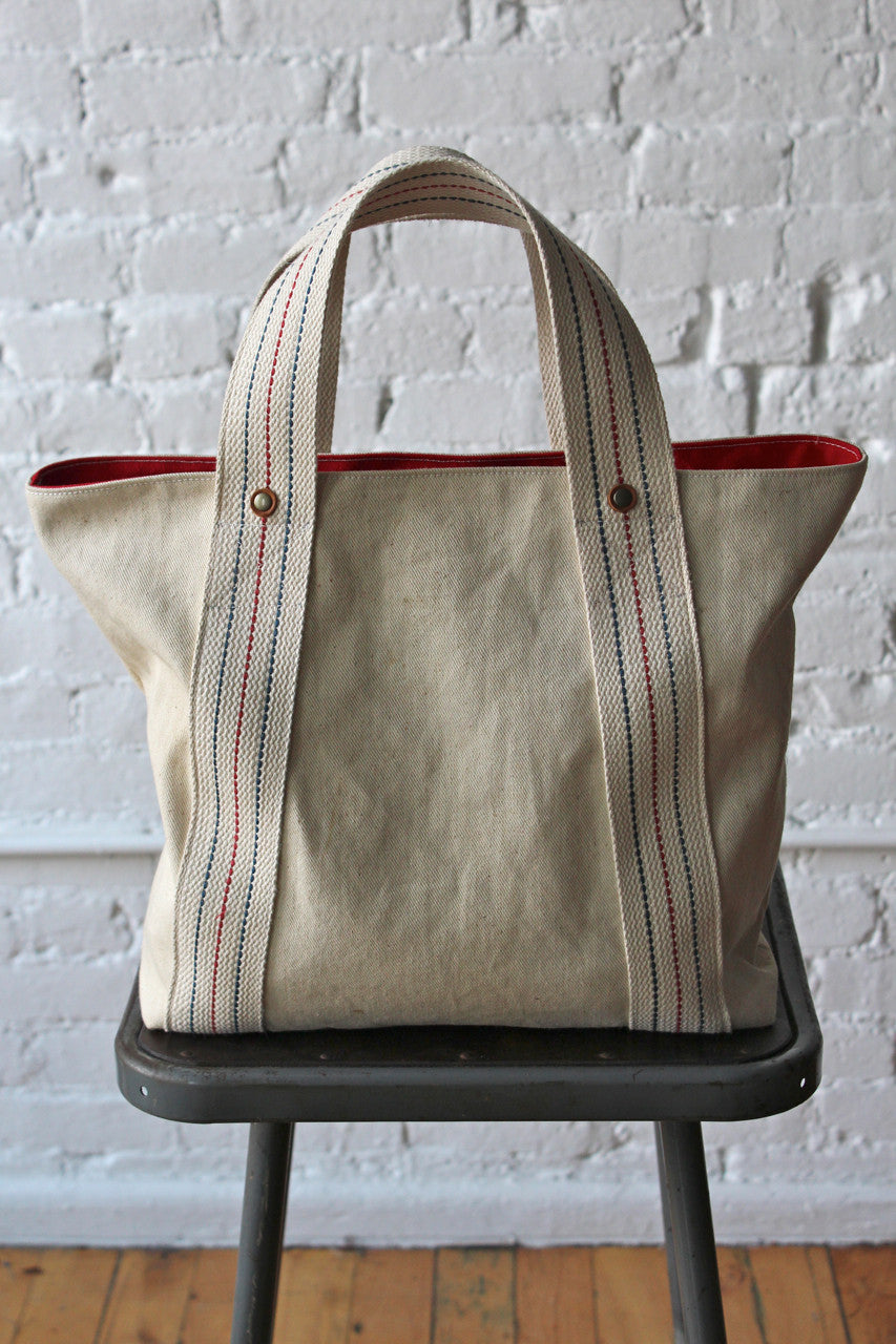 WWII era Canvas Carryall