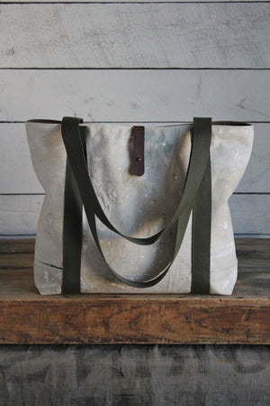 1970's era Painter's Drop Cloth Carryall