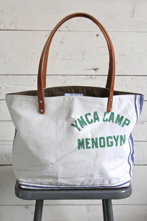 1950's era Pieced Canvas Tote Bag