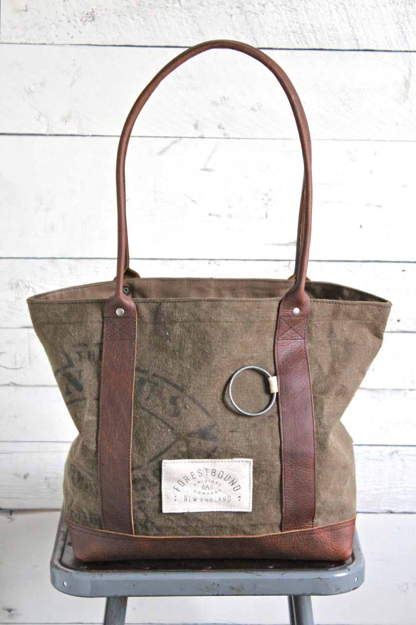World War 1 era Waxed Canvas Carryall