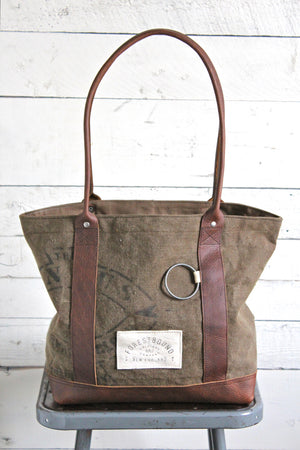 World War 1 era Waxed Canvas Carryall
