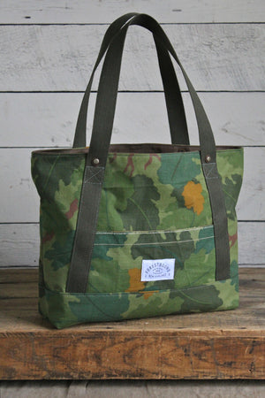 1950's era Leaf Pattern Camo Carryall