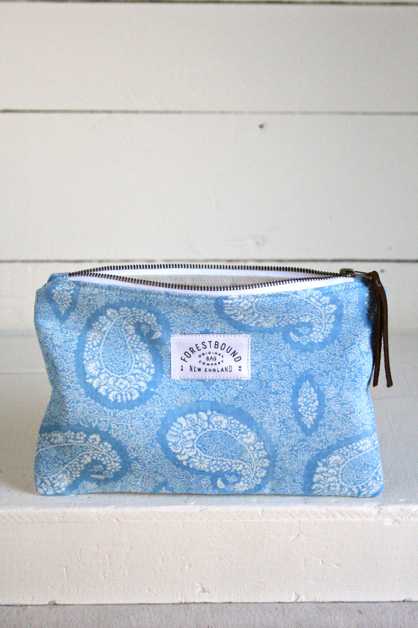 1940's era Paisley Feed Sack Utility Pouch
