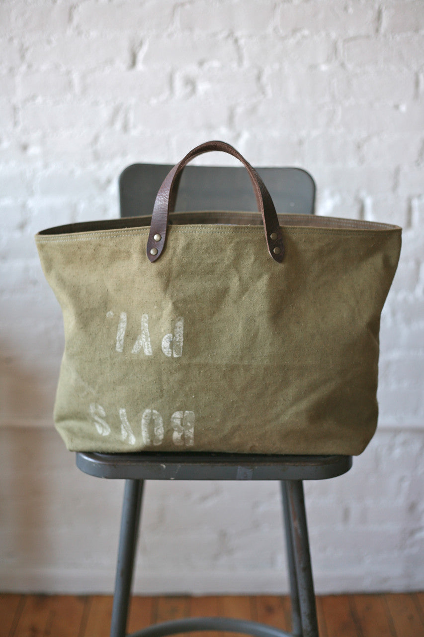 1950s era Canvas Tote Bag