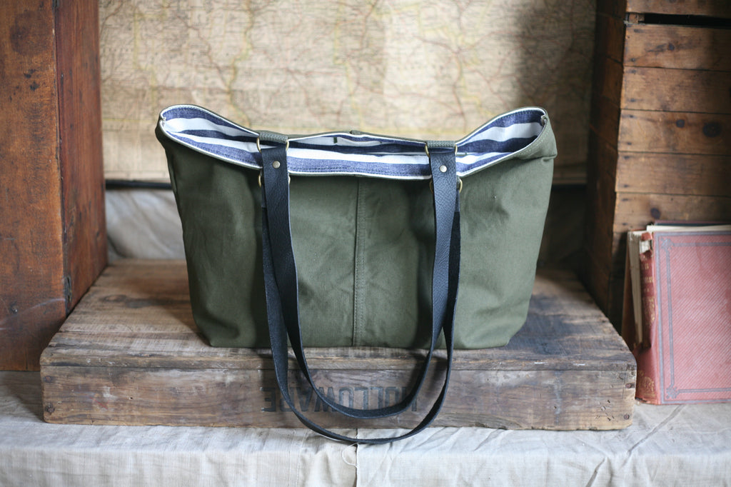 WWII era Canvas Tote Bag - SOLD