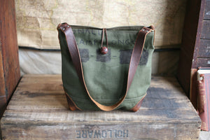 WWII era Canvas Side Bag - SOLD
