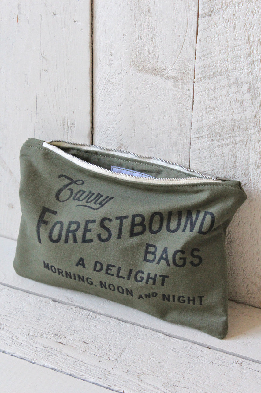 WWII era Canvas Logo Pouch