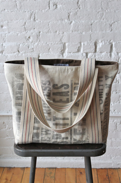 1950's era Feed Sack Carryall