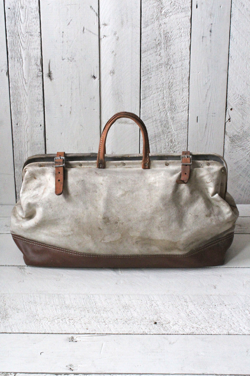 Canvas and Leather Tool Bag