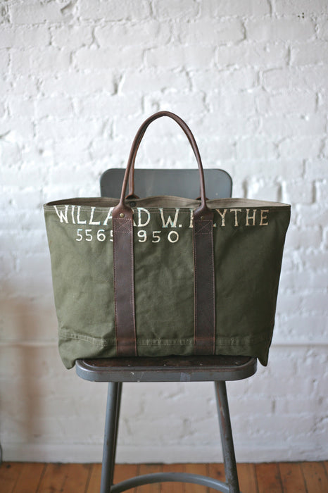 WWII era Canvas Carryall
