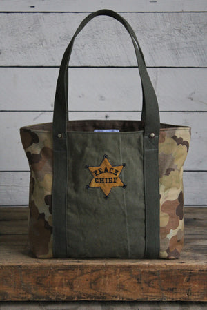 1950's era Cloud Camo Carryall by Forestbound