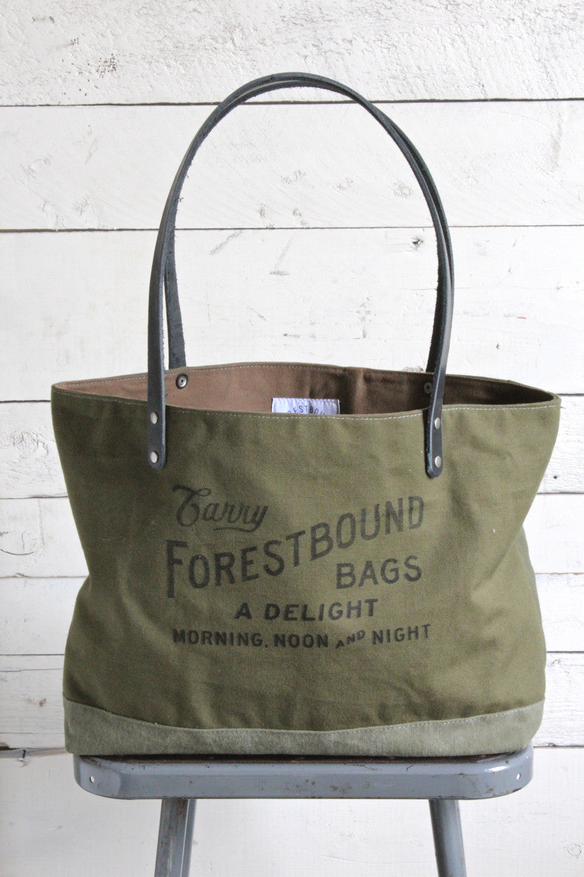 WWII era Canvas Delight Tote Bag