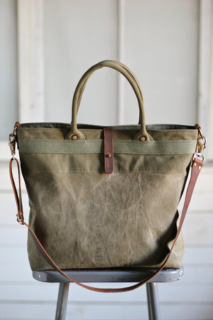 WWII era Canvas Carryall