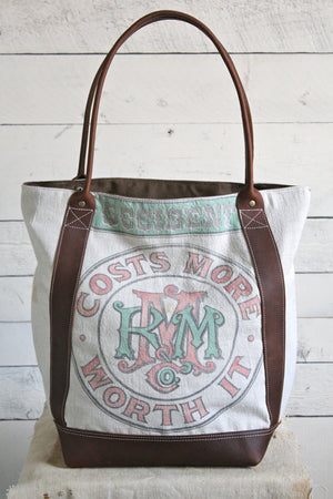 Costs More Worth It Canvas Carryall