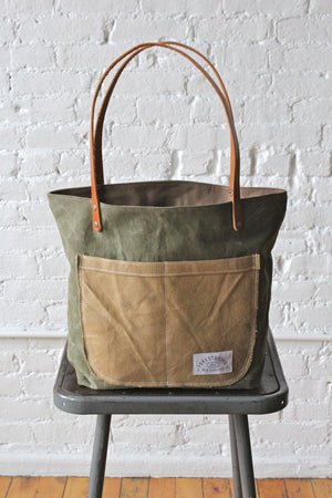 WWII era Military Canvas Pocket Tote