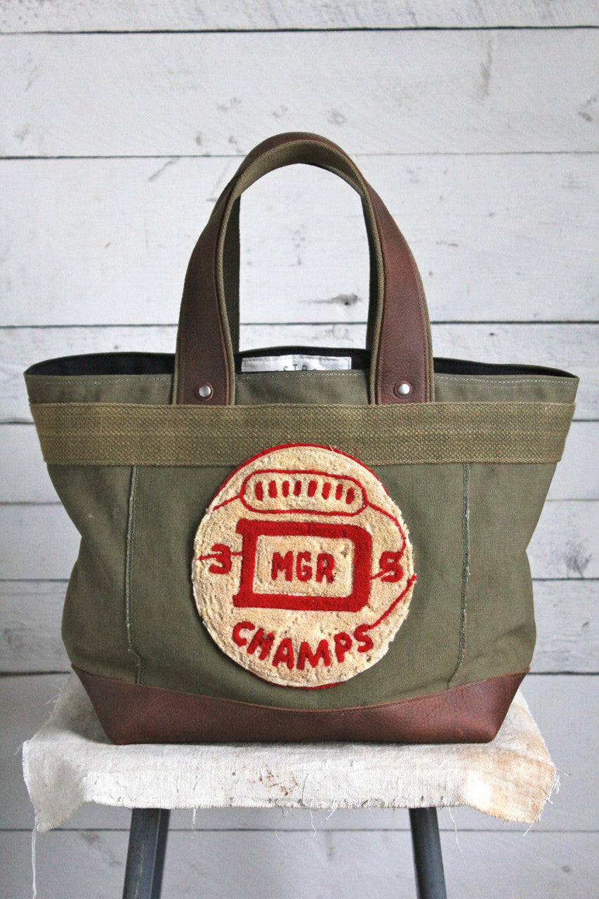 WWII era D Champs Canvas Carryall