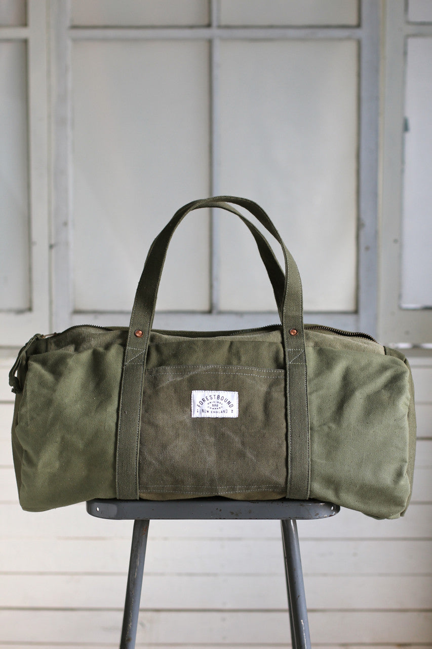 WWII era Canvas Duffle Bag