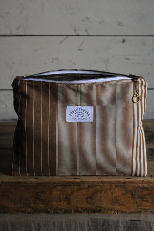 Deadstock Striped Canvas Pocket Utility Pouch