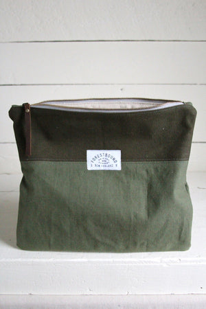 Extra Large WWII era Canvas Utility Pouch