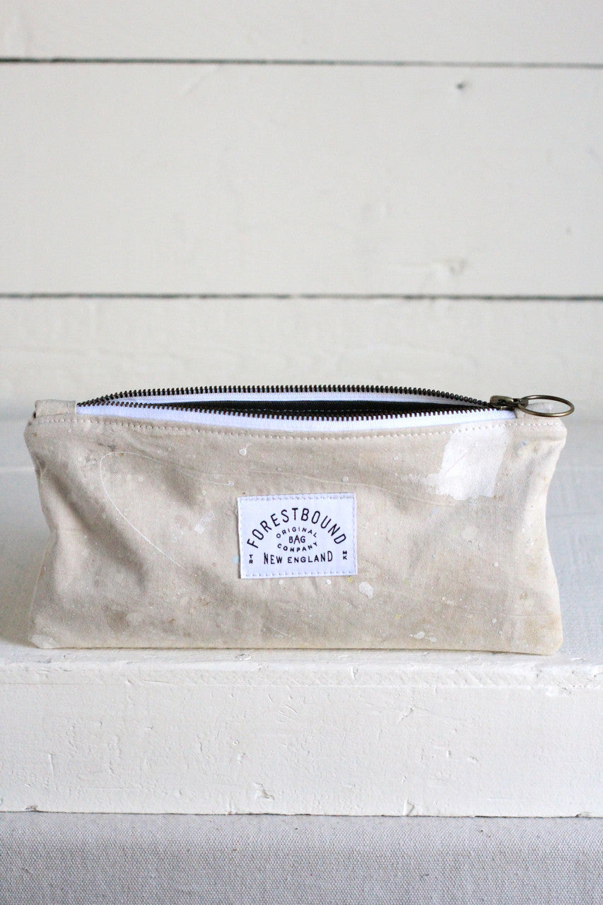 1960's era Painter's Drop Cloth Utility Pouch