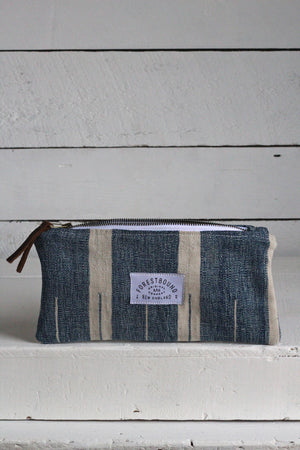 Indigo Dyed Cotton Utility Pouch / #4