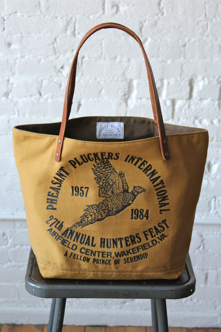 Pheasant Hunter's Apron Tote Bag