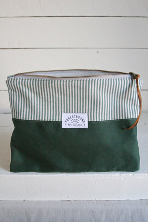 Extra Large 1940's era Canvas Utility Pouch