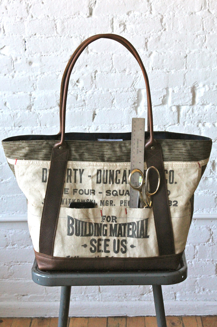 1960's era Rain Pattern Camo & Work Apron Carryall