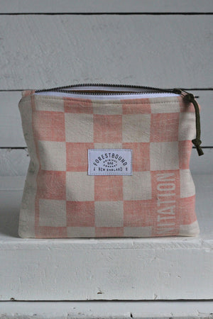 1950's era Farm Feedsack Utility Pouch