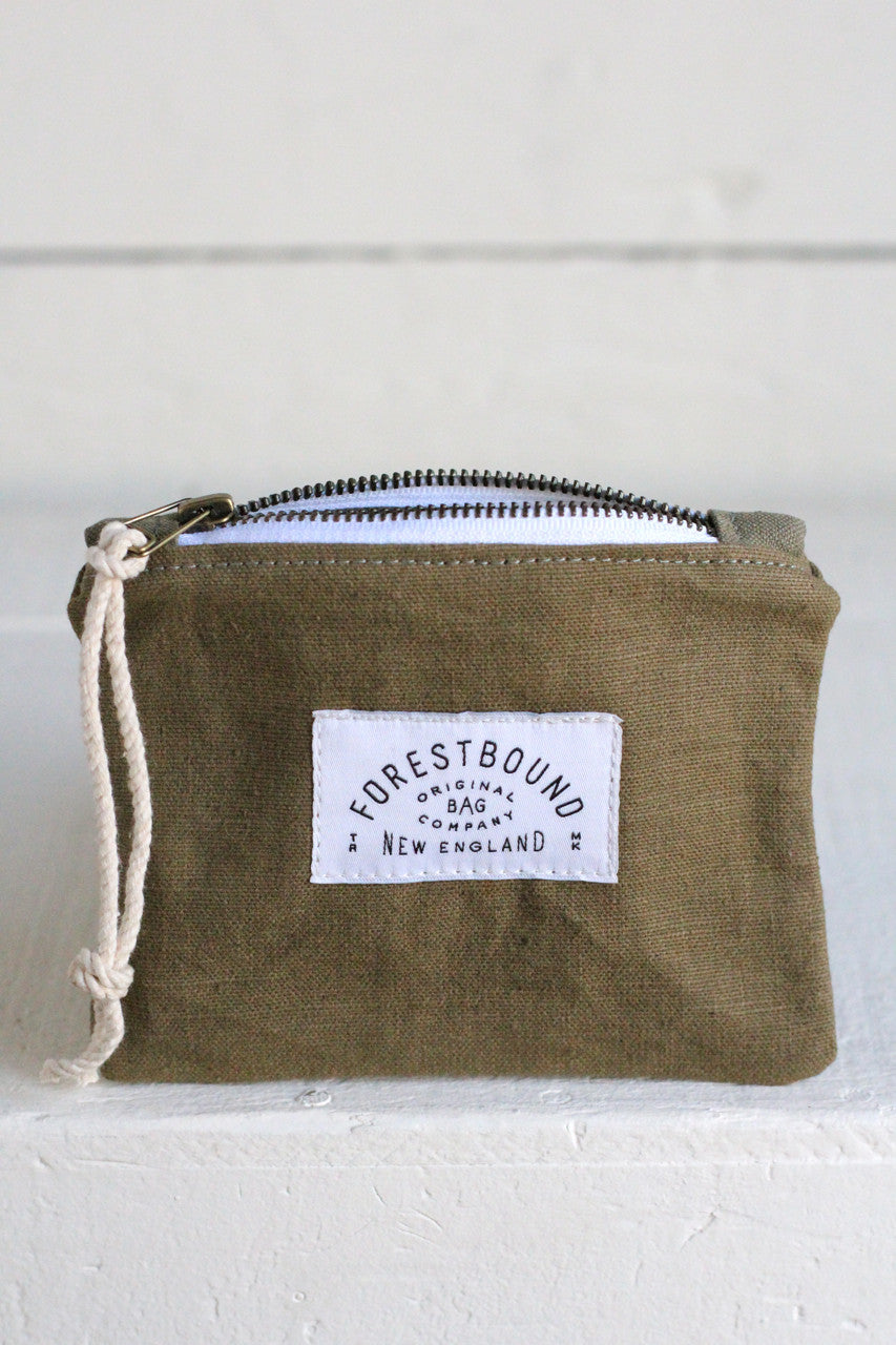 WWII era Canvas Mini Utility Pouch