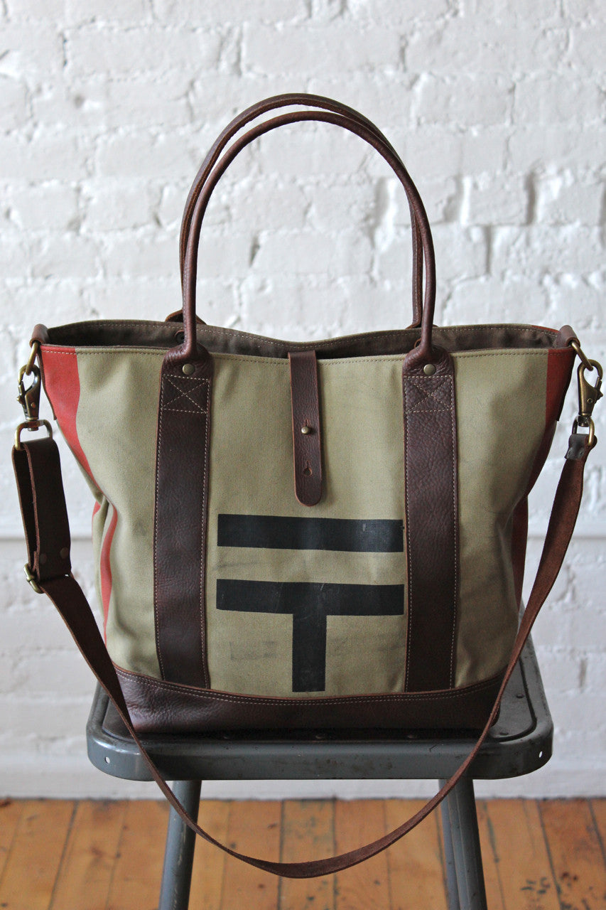 1950's era Mail Bag Weekender