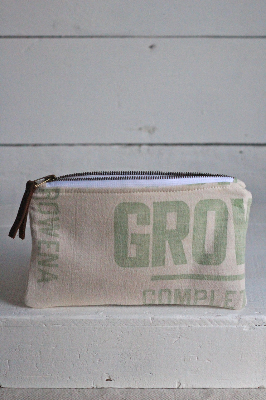 1950's era Feed Sack Utility Pouch