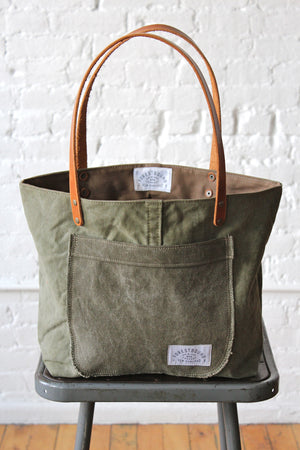 WWII era Military Canvas Pocket Tote
