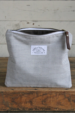 1950's era Striped Cotton Utility Pouch