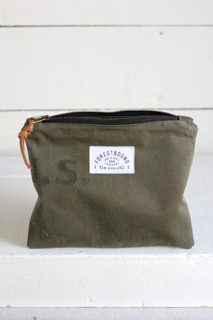 WWII era Canvas Utility Pouch