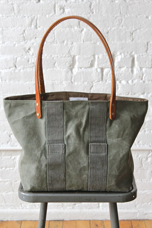 WWII era Two Tone US Military Canvas Tote Bag