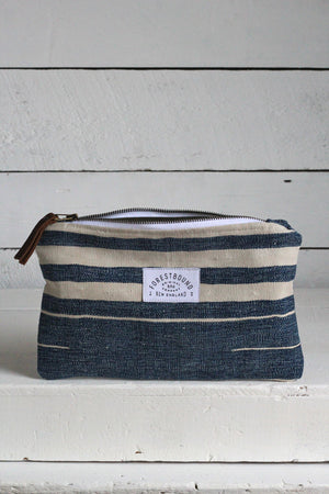 Indigo Dyed Cotton Utility Pouch / #3