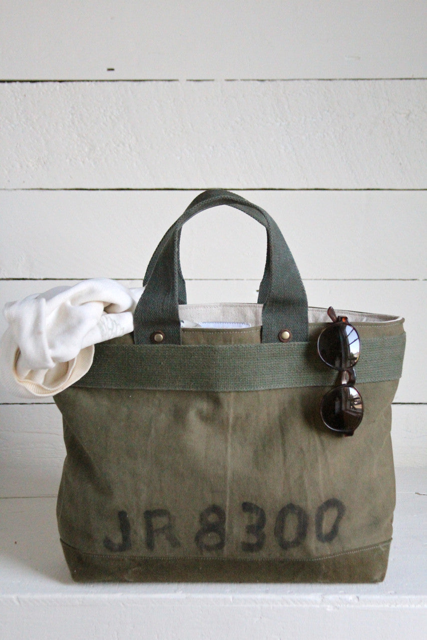 WWII era Canvas Carryall