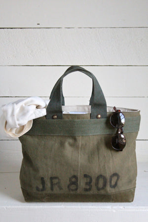 WWII era Canvas Carryall