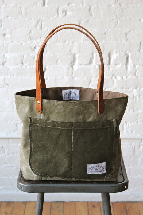 WWII era Military Canvas Pocket Tote
