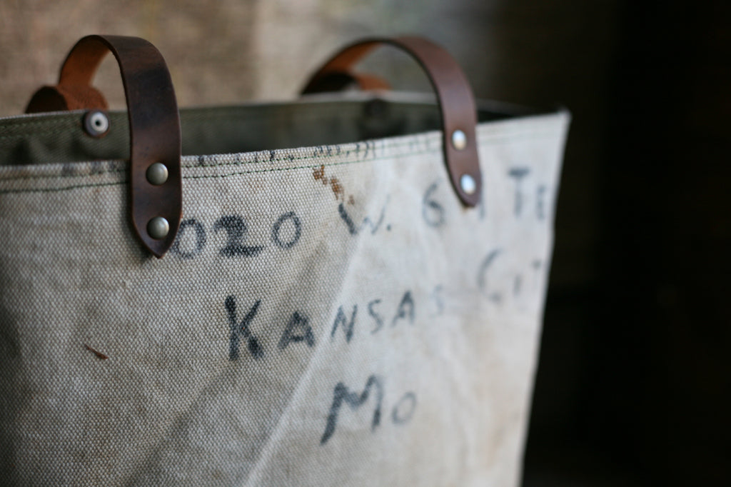 WWII era Canvas Tote Bag - SOLD