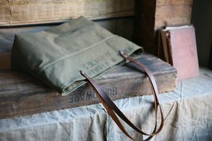 WWII era Canvas Tote Bag - SOLD