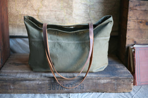 WWII era Canvas Tote Bag - SOLD