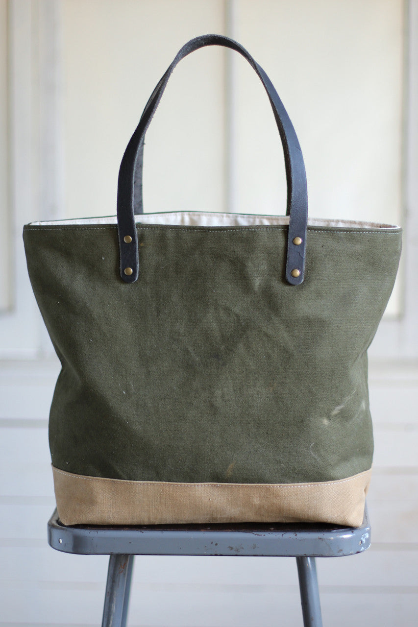 WWII era Canvas Tote Bag