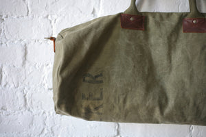 WWII era Canvas Duffel Bag - SOLD