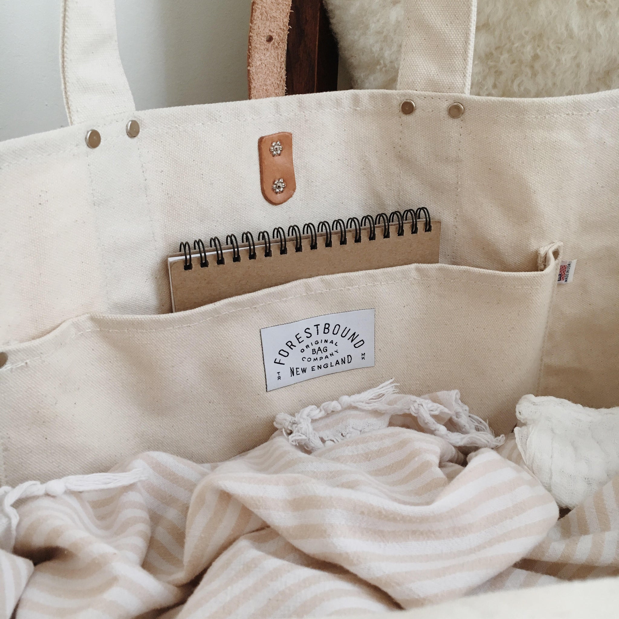 Grand Canvas Cargo Bag - Natural