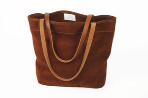 Suede Market Tote