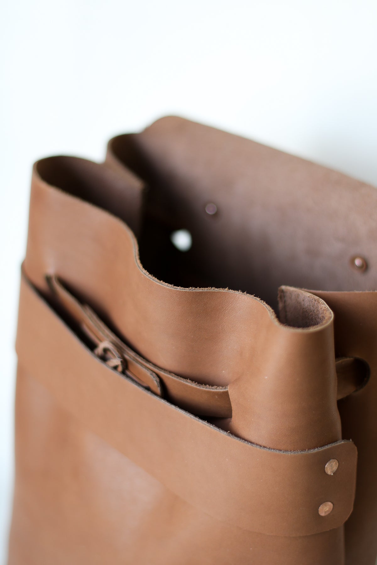 Leather Knapsack