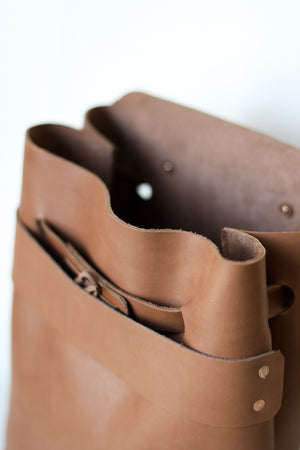 Leather Knapsack