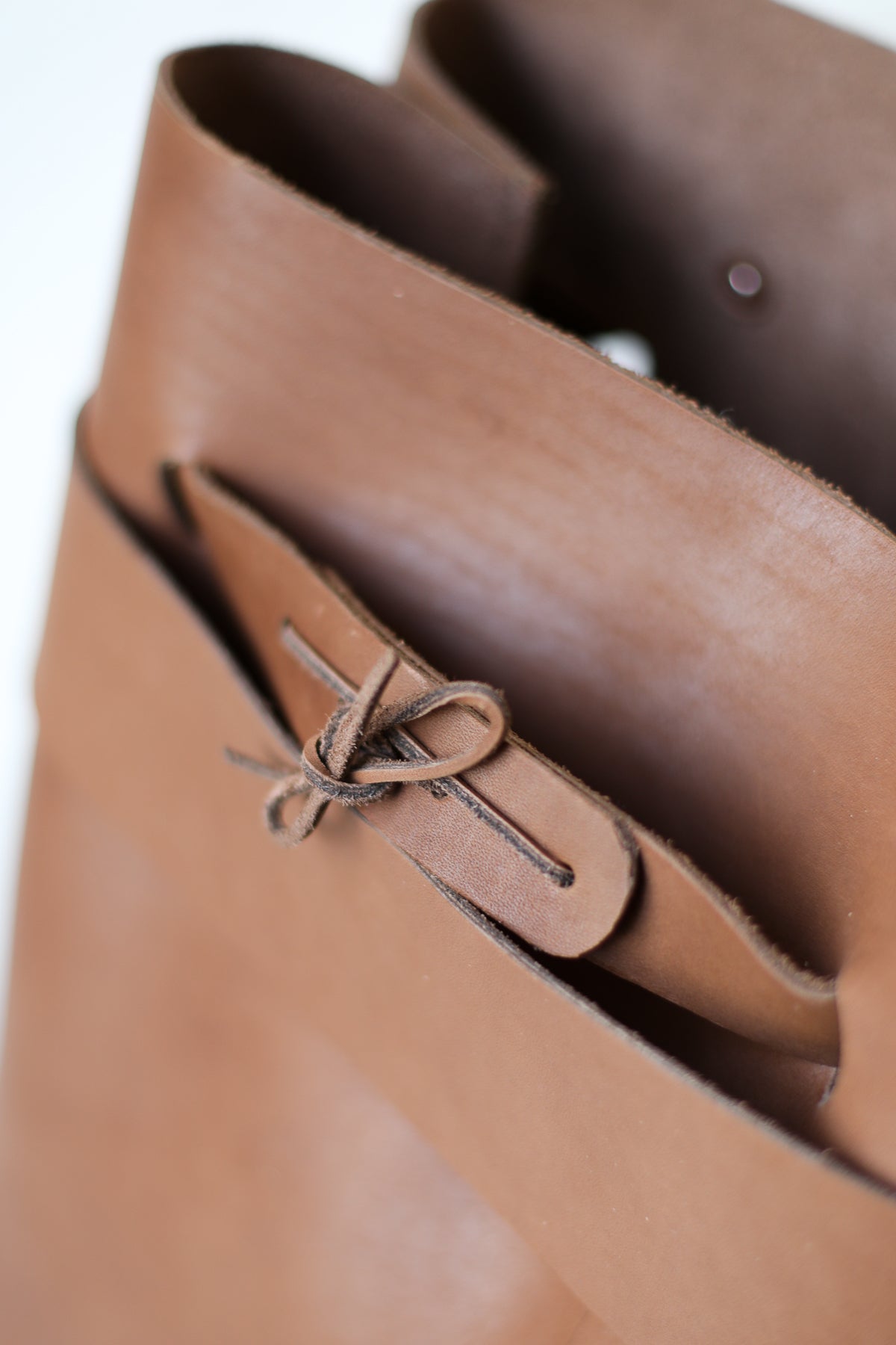 Leather Knapsack